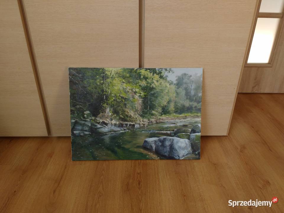 Obraz olejny 50x70 Bieszczady Przeworsk