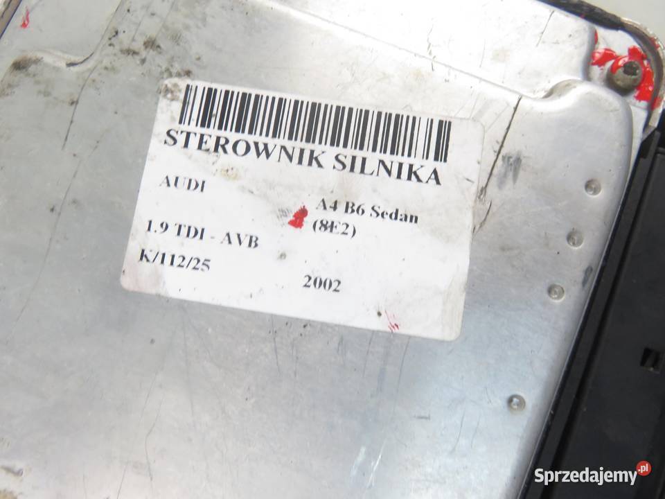 STEROWNIK AUDI A4 B6 Sedan 19 TDI AVB osobowe sprzedam