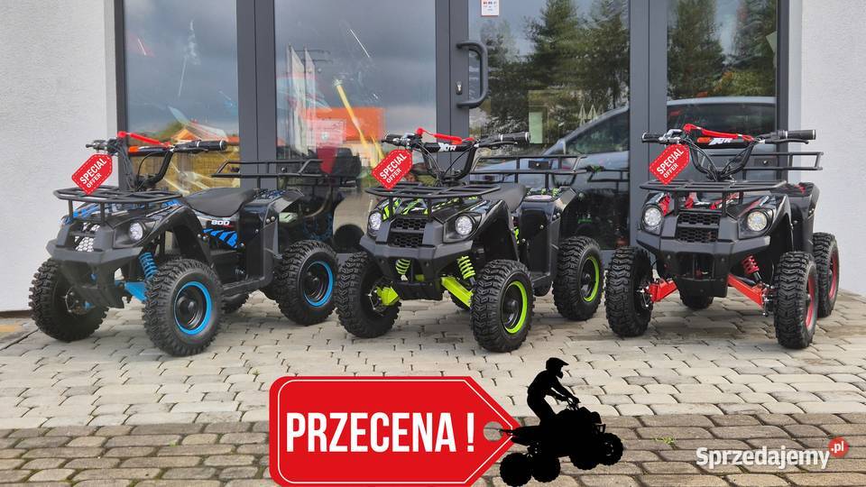 MINI QUAD XTR M9E6 800W CZARNONIEBIESKI