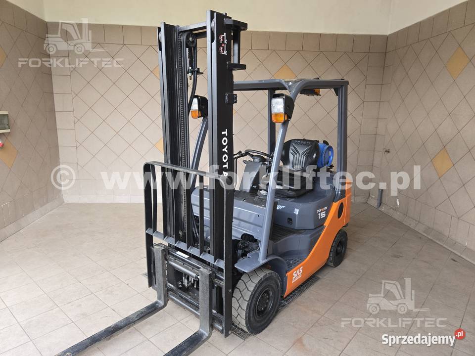 Wózek widłowy TOYOTA 8FGF15 nowy TOYOTA 8FG15 gaz sprzedam