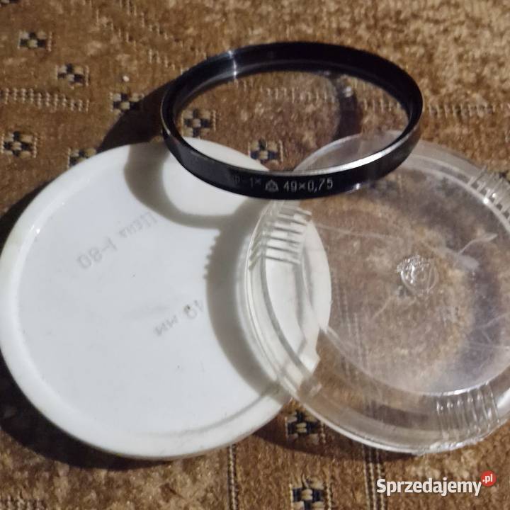 49mm Filtr UV 1 Do obiektywu Zenit Helios zachodniopomorskie Polanów sprzedam