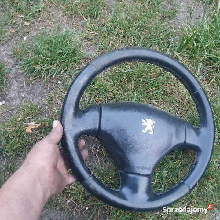 Kierownica skórzana skóra Peugeot 206