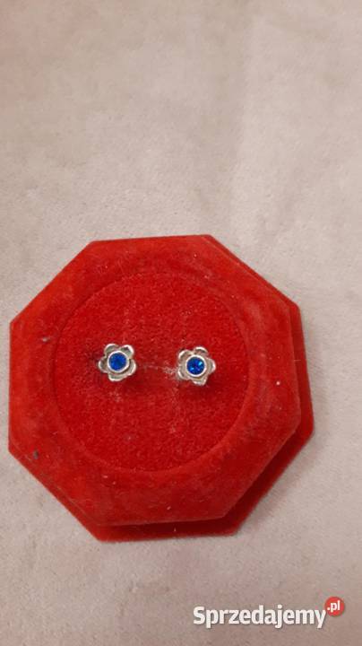 kolczyki srebrne kwiatuszki Kolczyki Radom