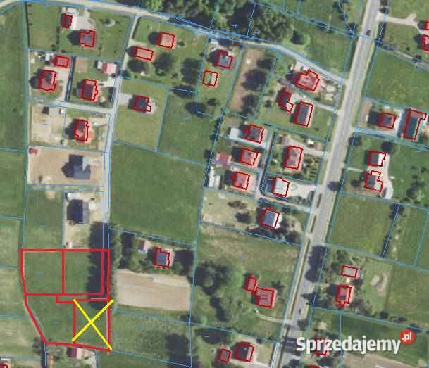Działka budowlana Pułanki gmina Frysztak 1000 m2 podkarpackie