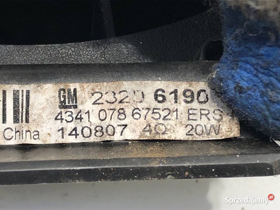 GŁOŚNIKI KOMPLET OPEL MOKKA 13350328 Hatchback osobowe