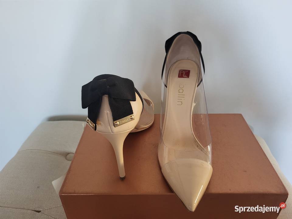 Szpilki beżowe Bally r40 Półbuty Tychy sprzedam
