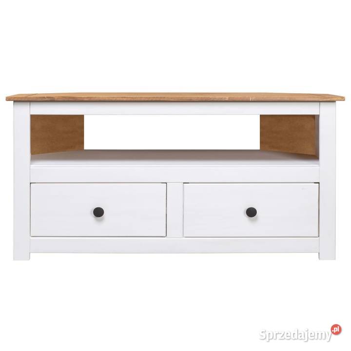 vidaXL Narożna szafka pod TV biała282687 Warszawa