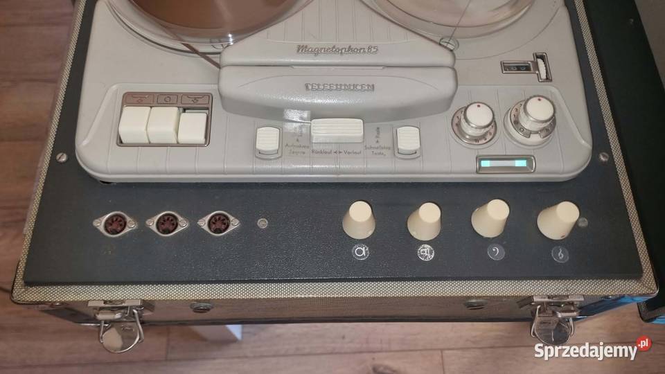Magnetofon szpulowy lampowy Telefunken Warta