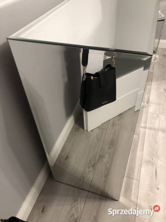 Komoda lustrzana gałka kryształ glamour OKAZJA wielkopolskie