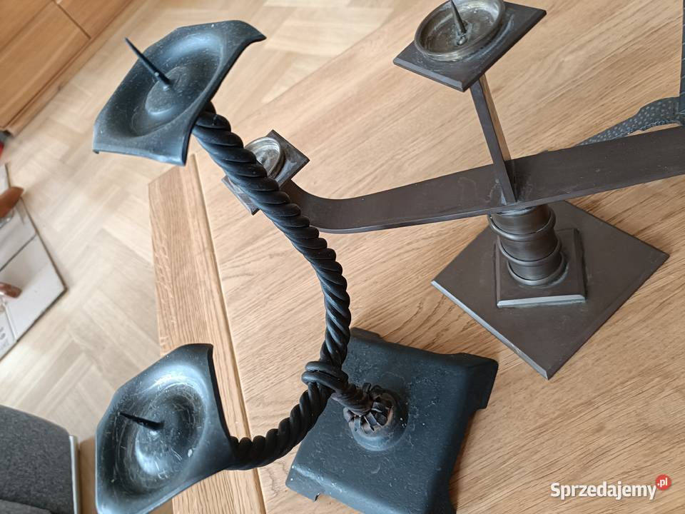 Ładne stare świeczniki vintage Warszawa sprzedam