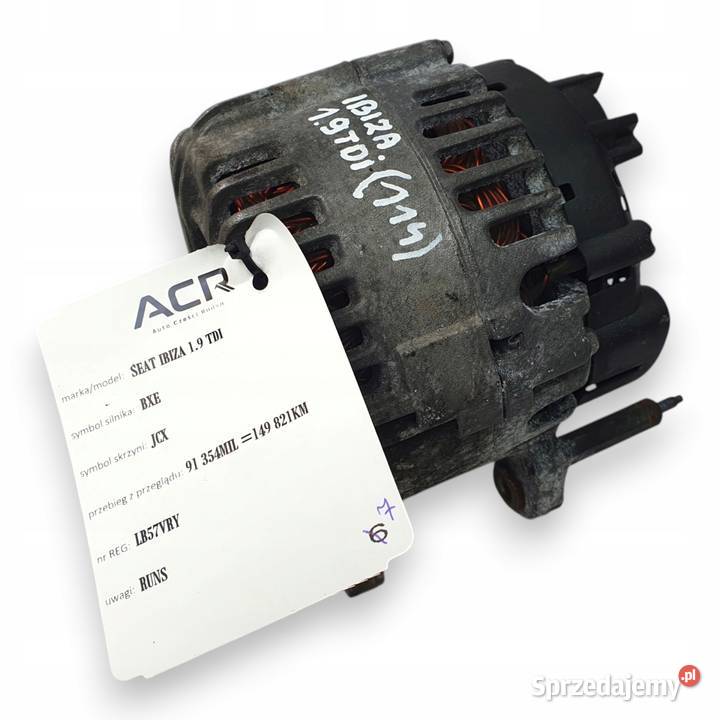 ALTERNATOR VW Passat B6 Golf V Seat Altea 19 20 Chełm