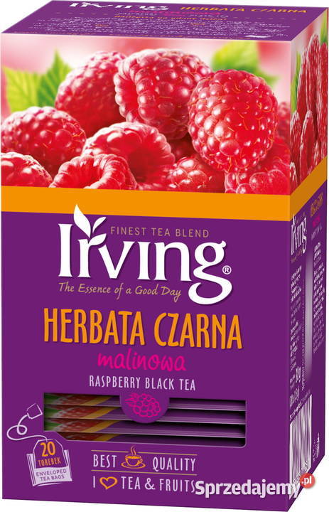 Irving herbata czarna malina owoce leśne 20 t Stare Miasto