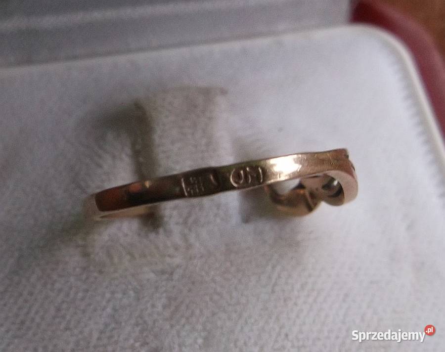 złoty pierścionek pr583 10 Suwałki