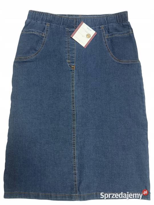 Spódnica jeansowa ołówkowa 42 pas 7494 Pątnów sprzedam