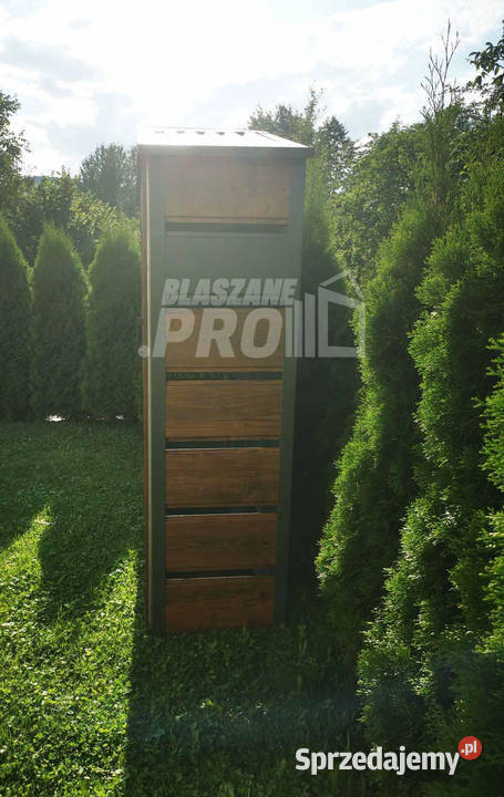 Wiata śmietnikowa dwuspad 13x05m Schowek Architektura ogrodowa Rawa Mazowiecka sprzedam