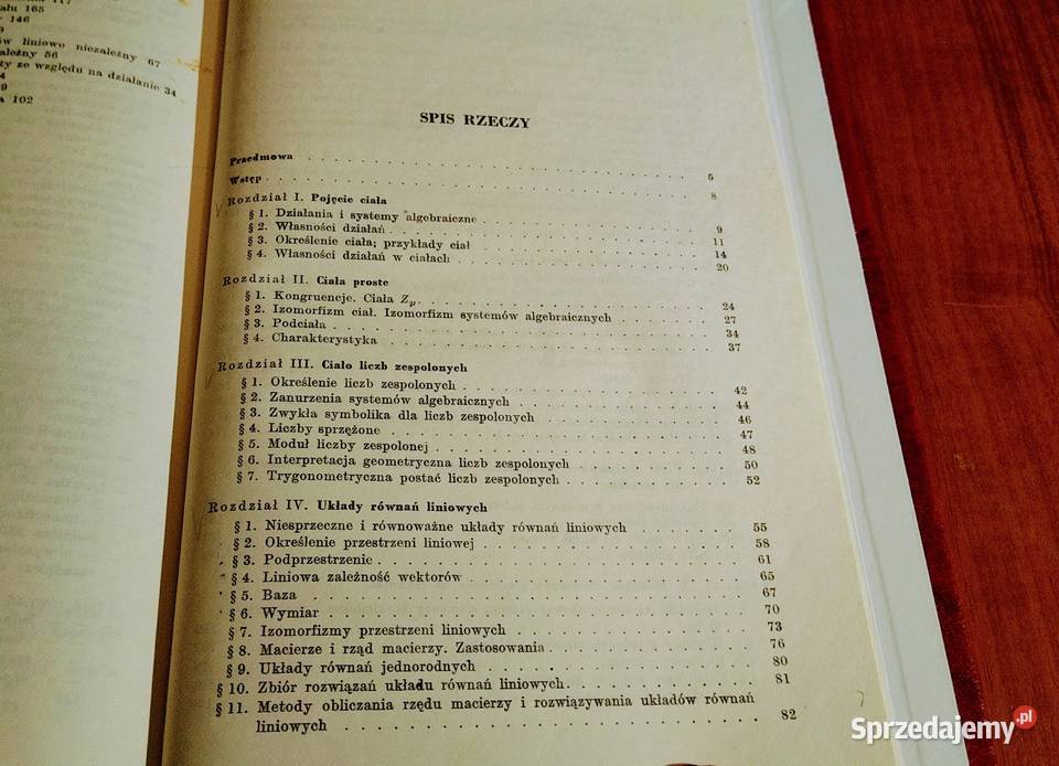 Algebra Andrzej BiałynickiBirula 1971 TWARDA Gdańsk