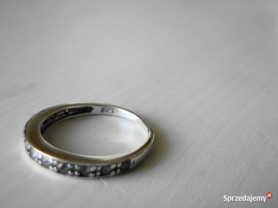Pierścionek obrączka srebro 925 Warszawa
