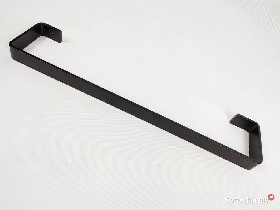 Wieszak uchwyt ręcznikowy 50 metalowy czarny małopolskie Kraków