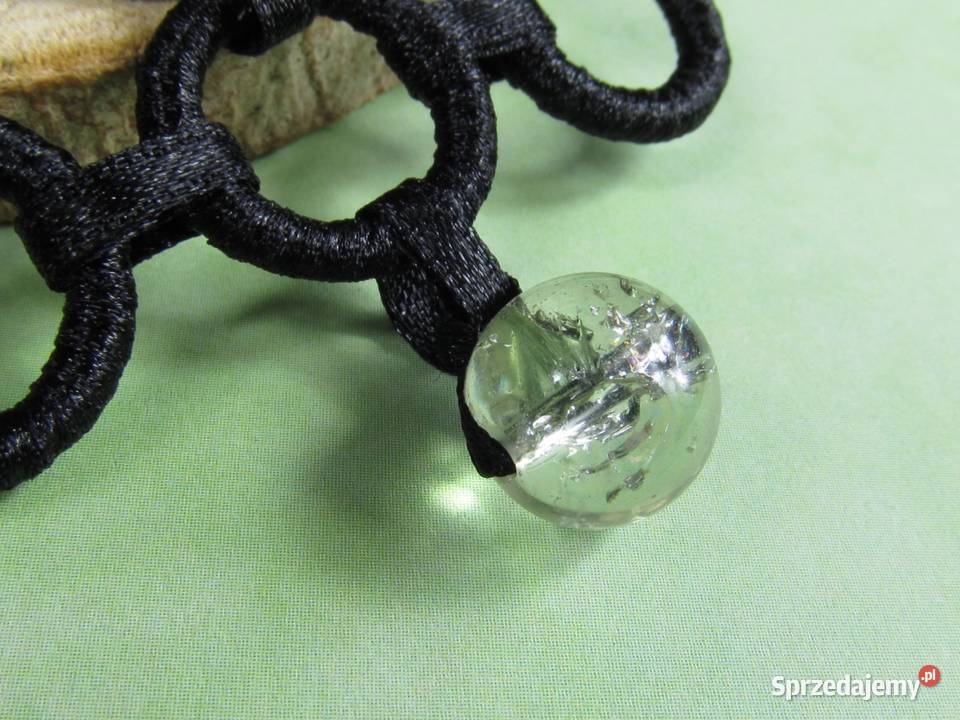 Naszyjnik bransoletka komplet zestaw czarny Katowice sprzedam