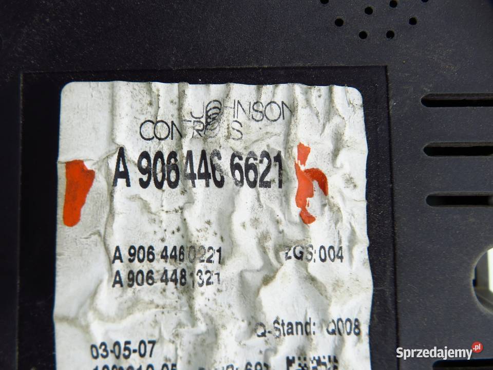 LICZNIK MERCEDESBENZ SPRINTER 906 311 CDI małopolskie