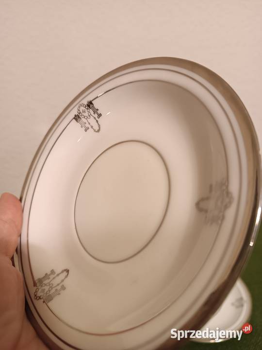 Talerzyki spodki porcelana Silesia Gorlice sprzedam