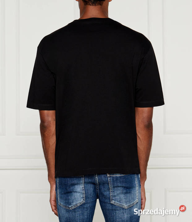 Tshirt bawełniany ICON Dsquared2 czarny L Moda i Styl Białystok