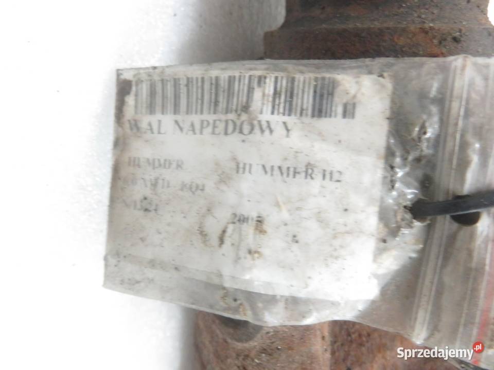 WAŁ NAPĘDOWY HUMMER HUMMER H2 60 AWD