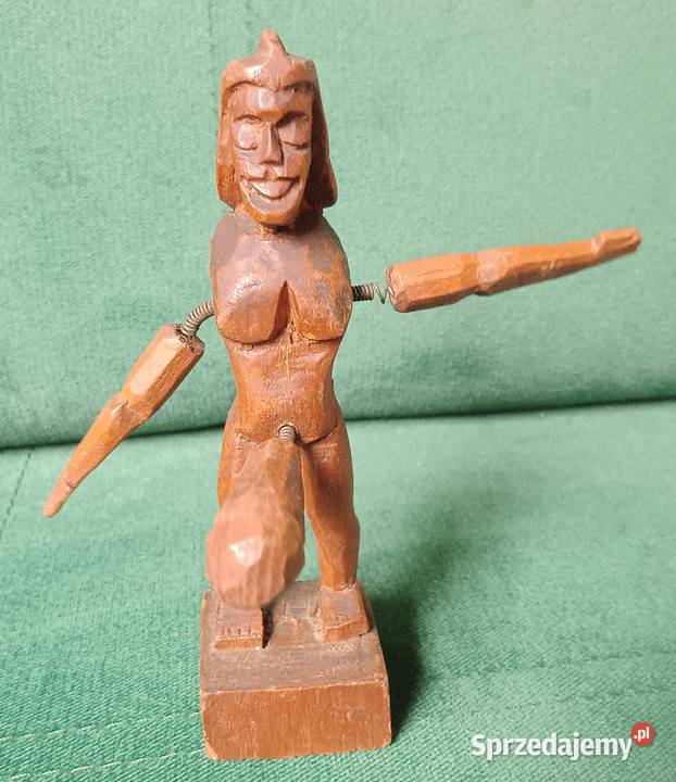 Erotyczna figurka rzeźba vintage Zbylitowska Góra