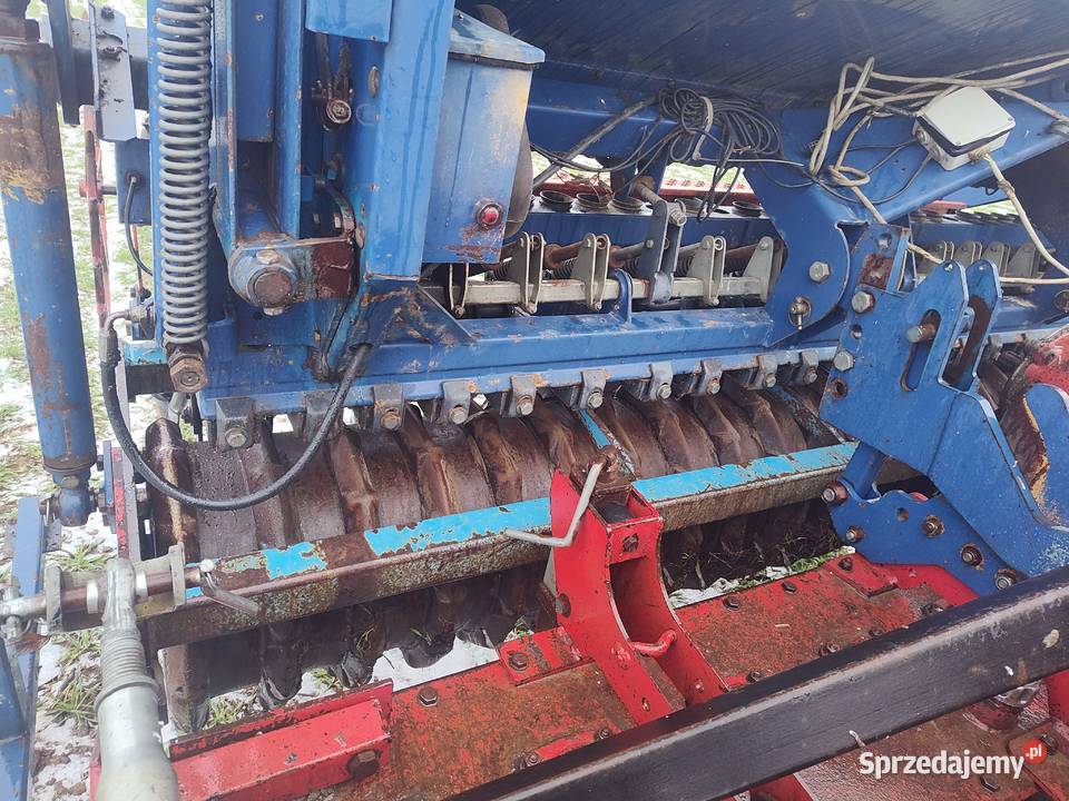 Siewnik nabudowany z broną Nordsten nieuszkodzony Barlinek