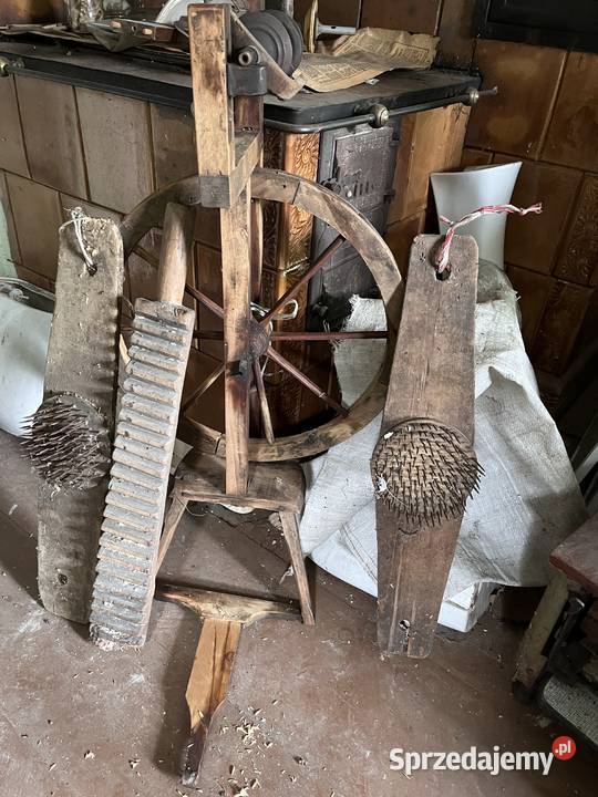 stara zabytkowa maglownica reczna Pozostałe lubelskie