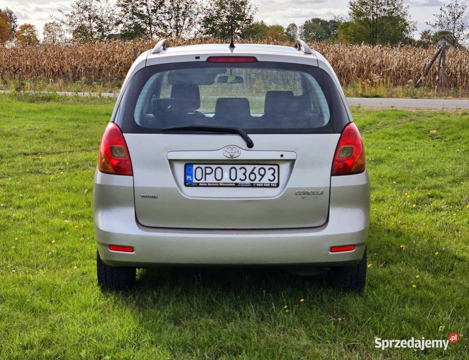 Toyota Corolla Verso 16 benzyna 2002 klima 194 opolskie Kotórz Mały