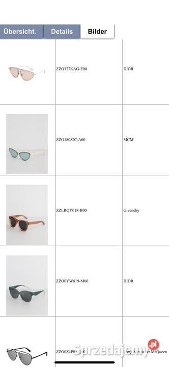 markowe okulary premium hurtownia outlet sprzedam
