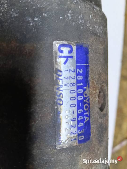 Rozrusznik Toyota RAV4 D4D 2002r Rok produkcji 2002 Drążdżewo Nowe sprzedam