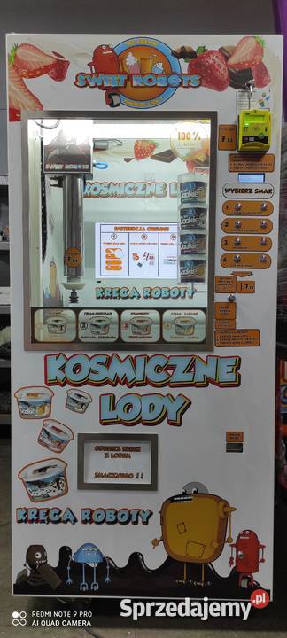 automat maszyna vendingowa do sprzedazy lodów w sprzedam