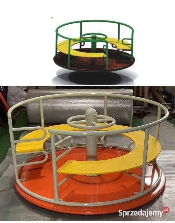 Karuzela metalowe pokrycie PVC Świdnica sprzedam