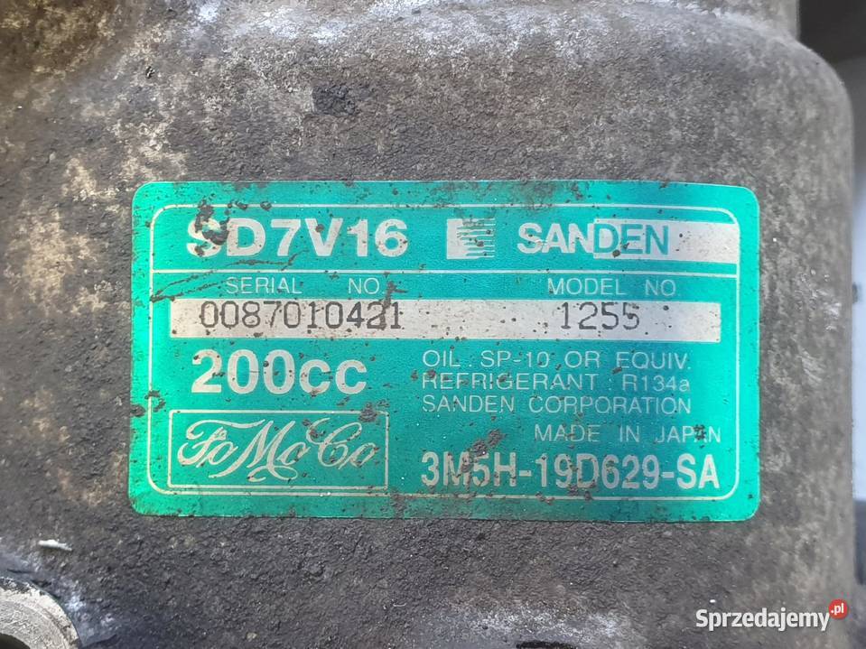 SPRĘŻARKA KLIMATYZACJI Mazda 3 II BL 16 D Rudka