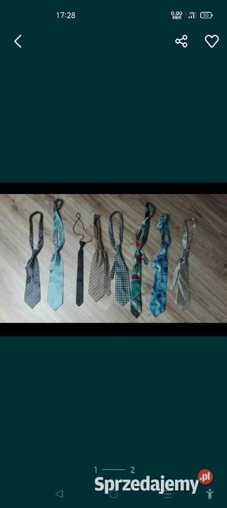 krawaty różnego rodzaju 8 sztuk Starachowice
