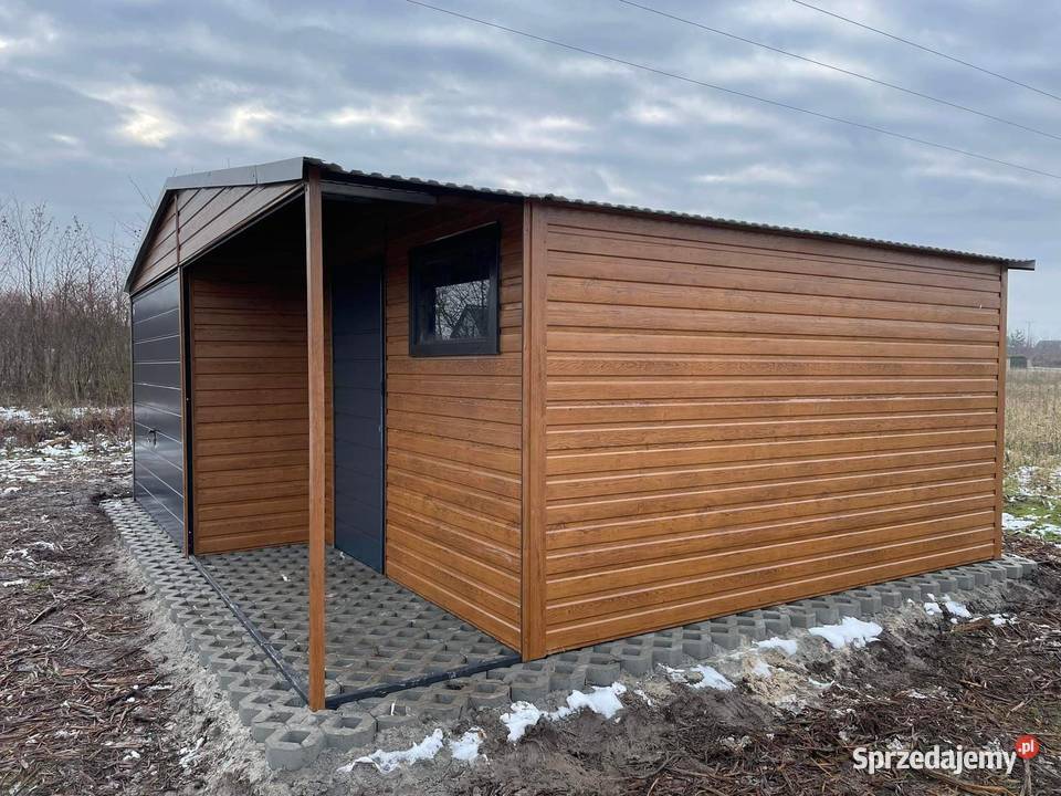 Garaż blaszany wnęka Wzmocniony PROFILAMI Rybnik