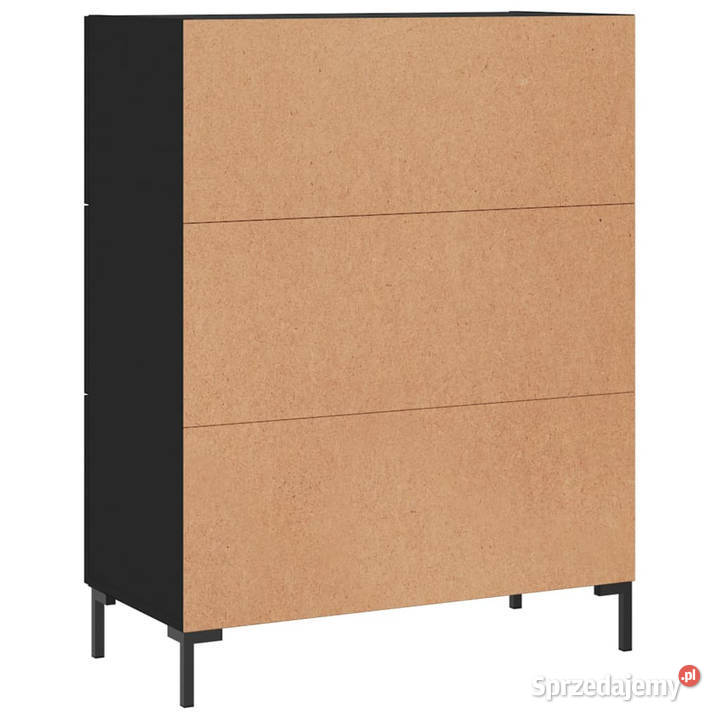 Szafka czarna 695x34x90 materiał drewnopochodny mazowieckie Warszawa