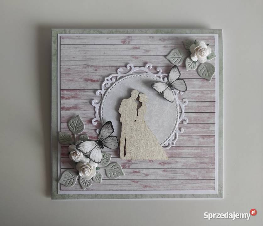 Kartka okolicznościowa ręcznie robiona na ślub Łódź