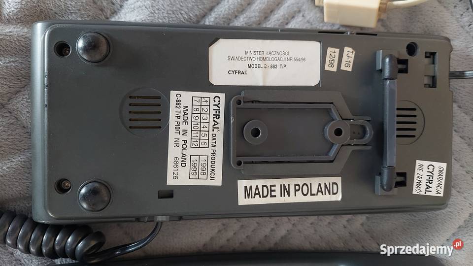 CYFRAL telefon stacjonarny Made in Poland