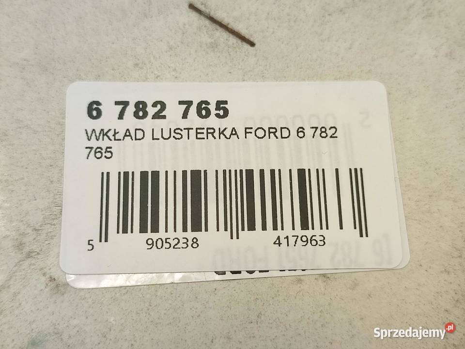 WKŁAD LUSTERKA LEWEGO FORD MONDEO MK1 19921996