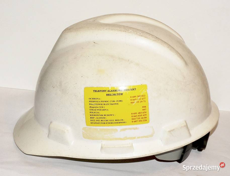 Stary kask ochronny roboczy MSA medium VGard Gliwice