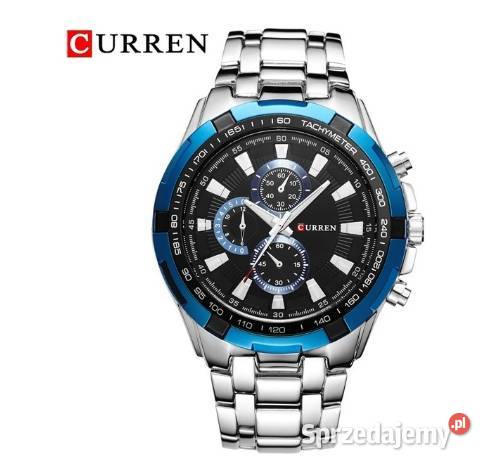 Duży zegarek męski Curren solidna bransoleta sprzedam