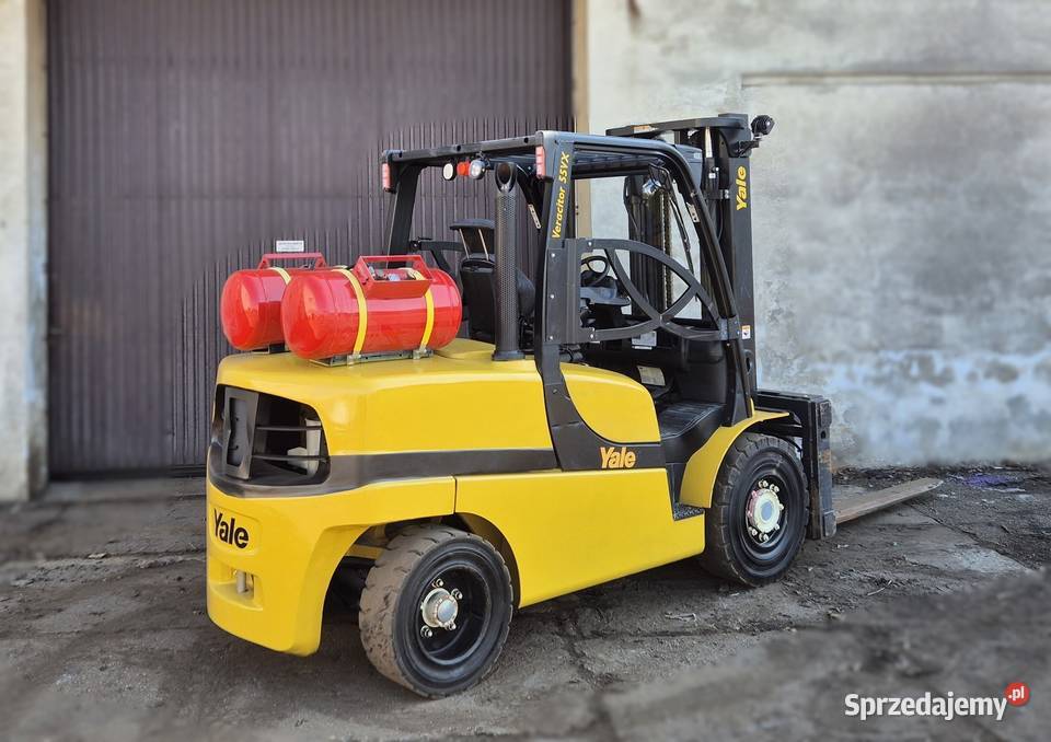 Yale 5500 2019r POZYCJONER wózek widłowy leasing Yale Rybnik