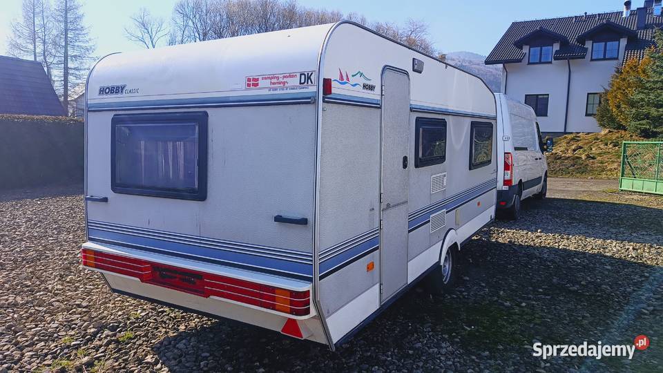 przyczepa kempingowa HOBBY campingowa kemping Międzybrodzie Bialskie sprzedam
