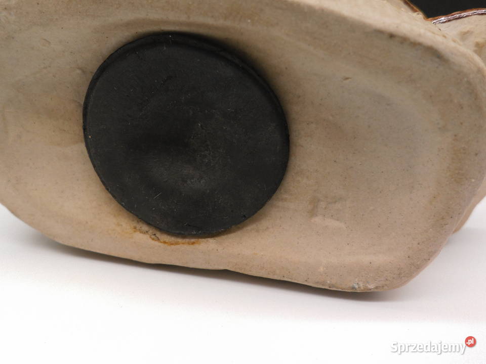 Unikatowa Ceramiczna Skarbonka Sowa Vintage lata Raszków