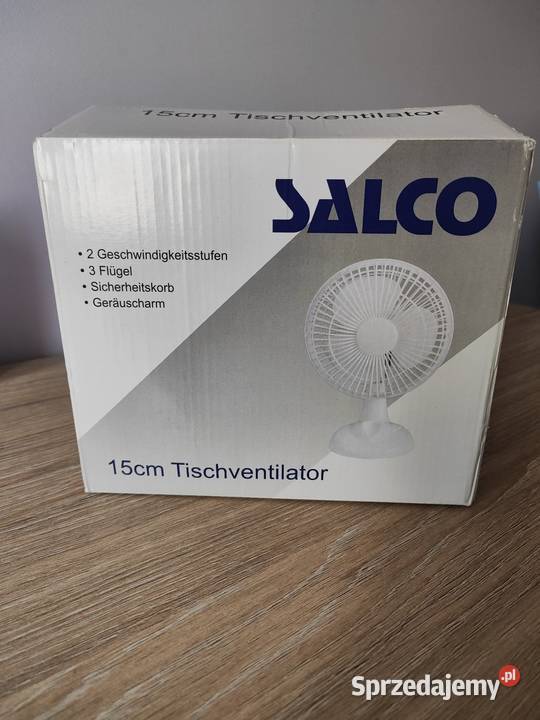 Kompaktowy wentylator biurkowy Salco Człuchów