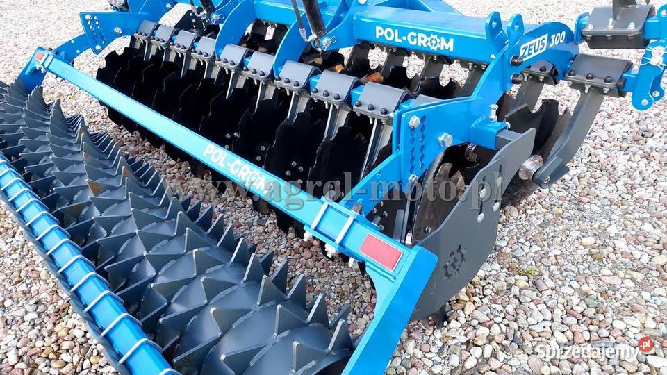 Agregat talerzowy Brona POL GROM 3m INTER TECH nieuszkodzony Elbląg