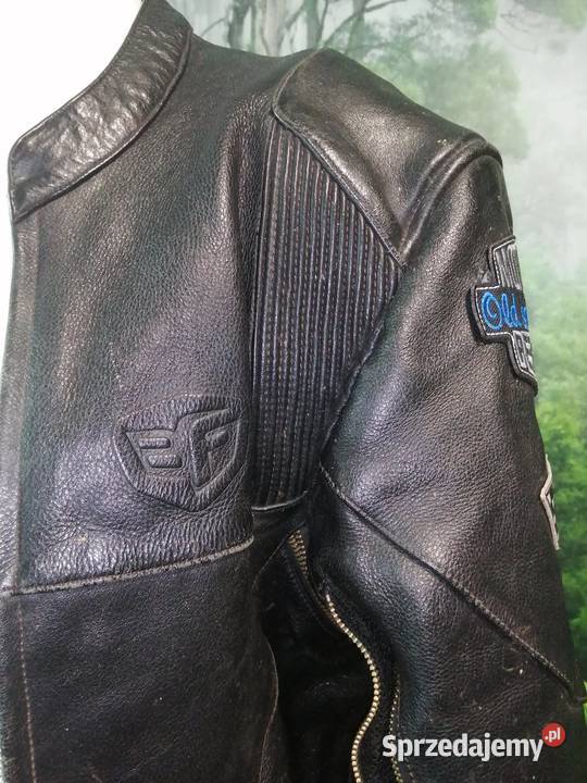 Kurtka motocyklowa męska BF skóra retro cafe Biała Podlaska